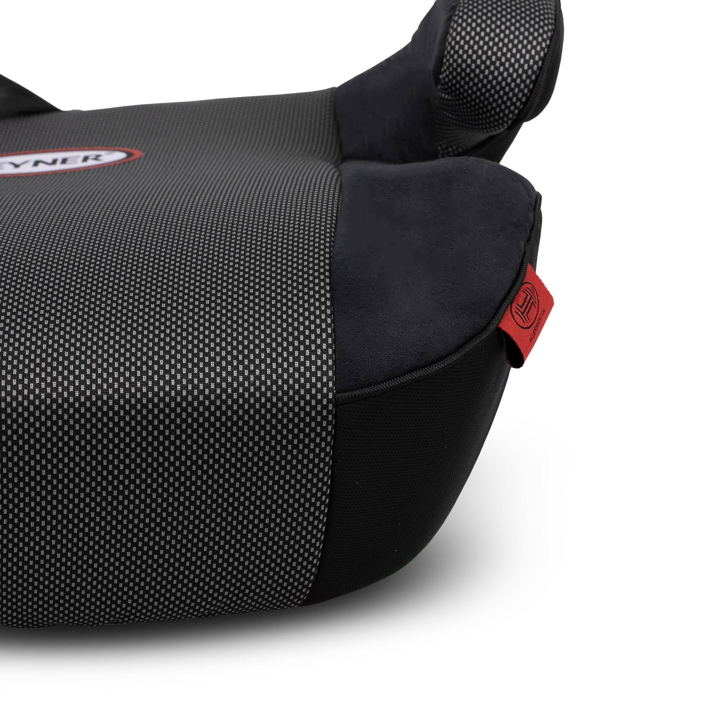 HEYNER® Sitzerhöhung i-SafeUp-L i-Size Autokindersitz Gurt-Einbau Pkw Zertifiziert nach R129, Größe 125-150 cm,