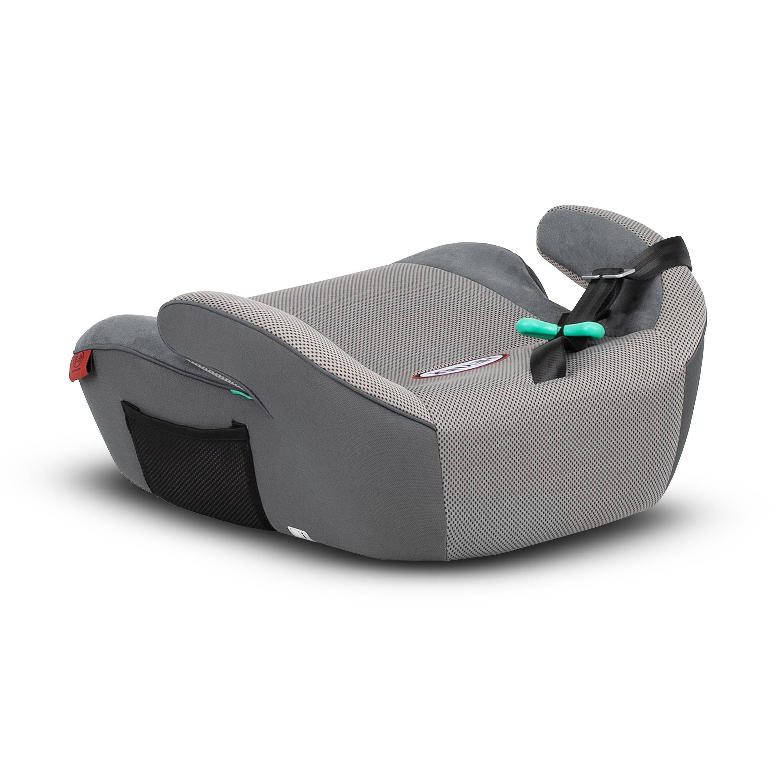 HEYNER® Kids Sitzerhöhung Kindersitz Autokindersitz ohne ISOFIX Autositz Norm R129 I-Size Sitzschale kompakt und leicht