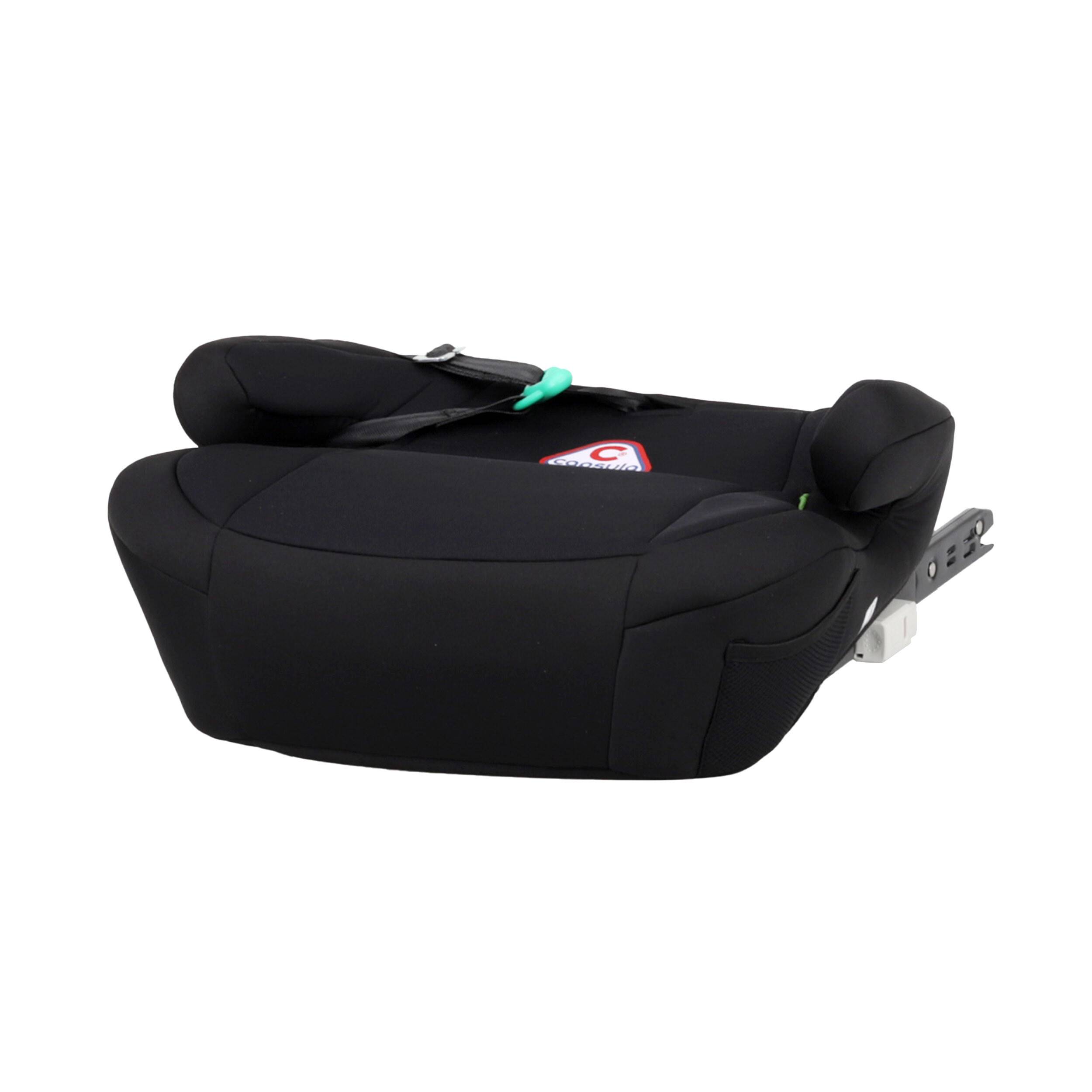capsula® Sitzerhöhung Kindersitz Autokindersitz mit ISOFIX Autositz Norm R129 I-Size Sitzschale kompakt und leicht
