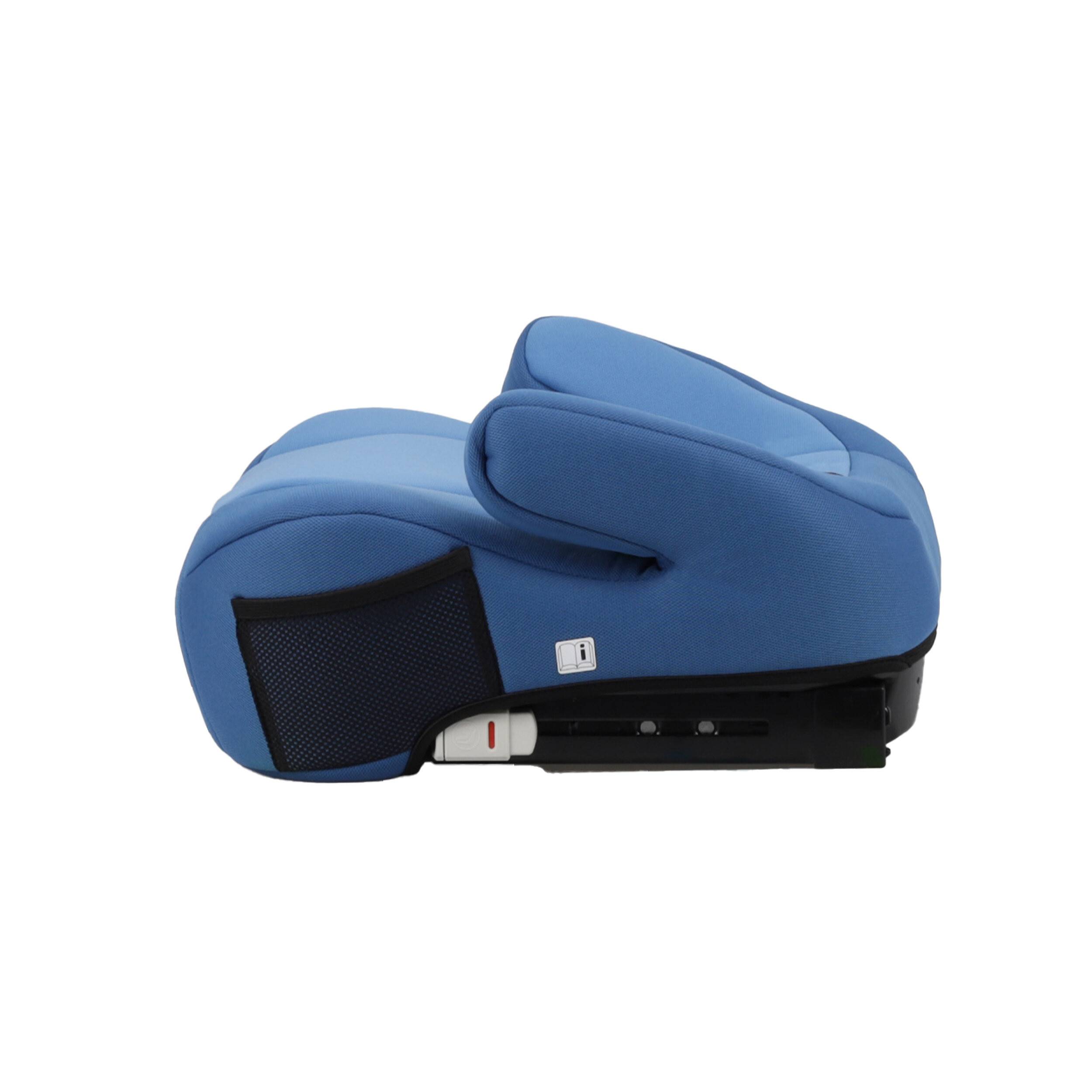 capsula® Sitzerhöhung JR-4-i-Fix i-Size ISOFIX Autokindersitz Pkw blau R129 zertifiziert 125-150 cm,