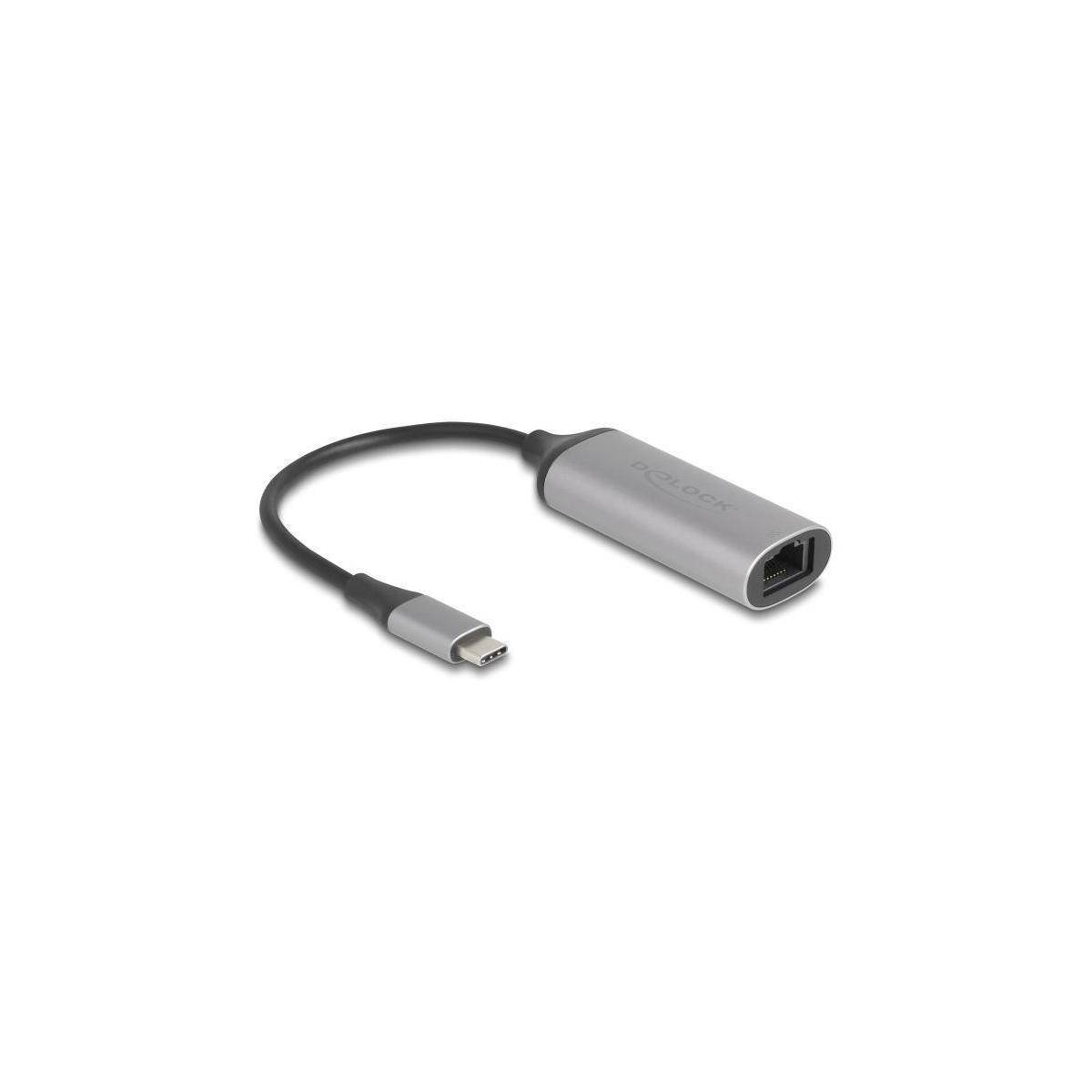 Delock - Netzwerkadapter - USB-C - 10M/100M/1G/2.5G/5 Gigabit Ethernet x 1