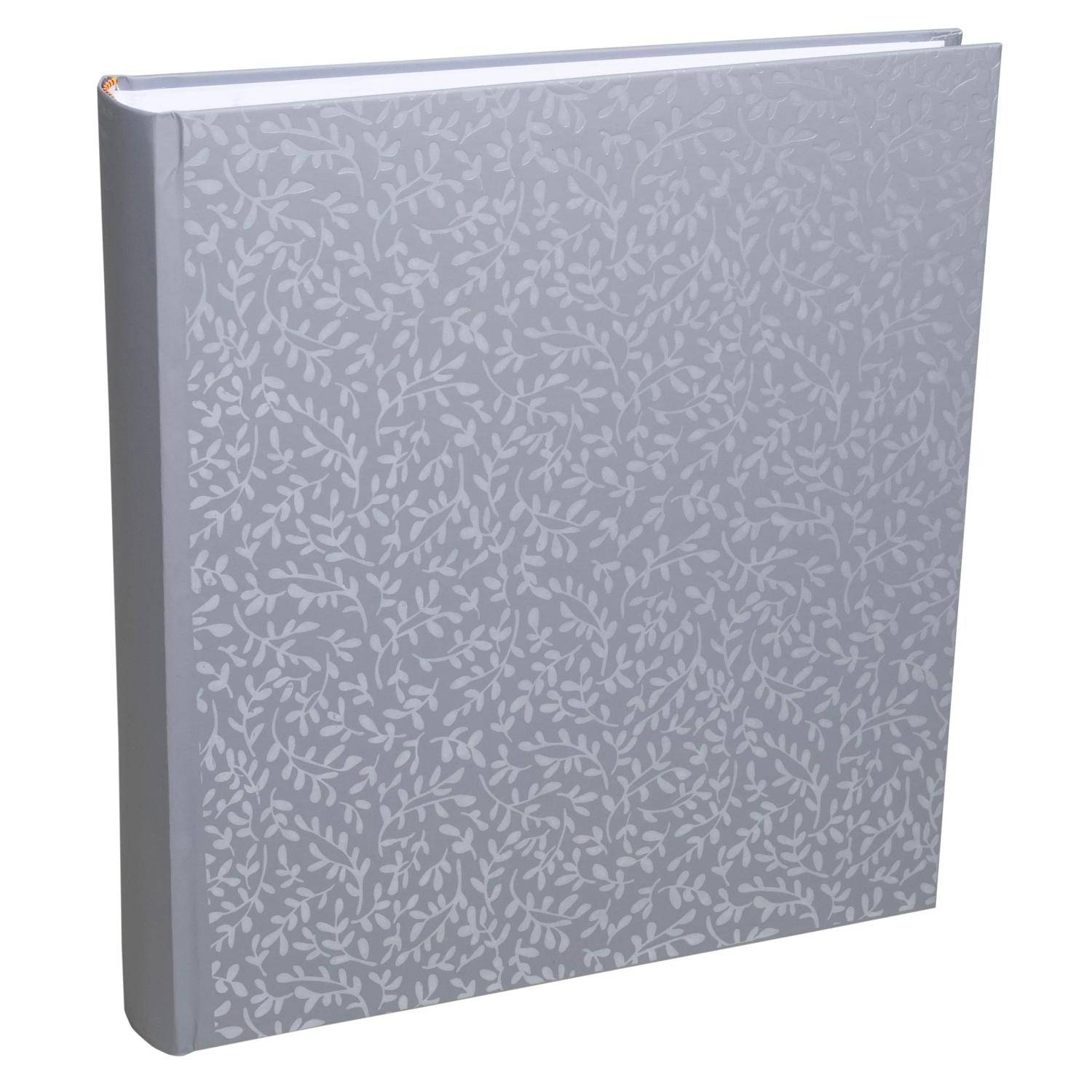 Exacompta Fotoalbum, 60 Seiten weiß, 29x32 cm, AutentiK - Blaugrau - 16365E