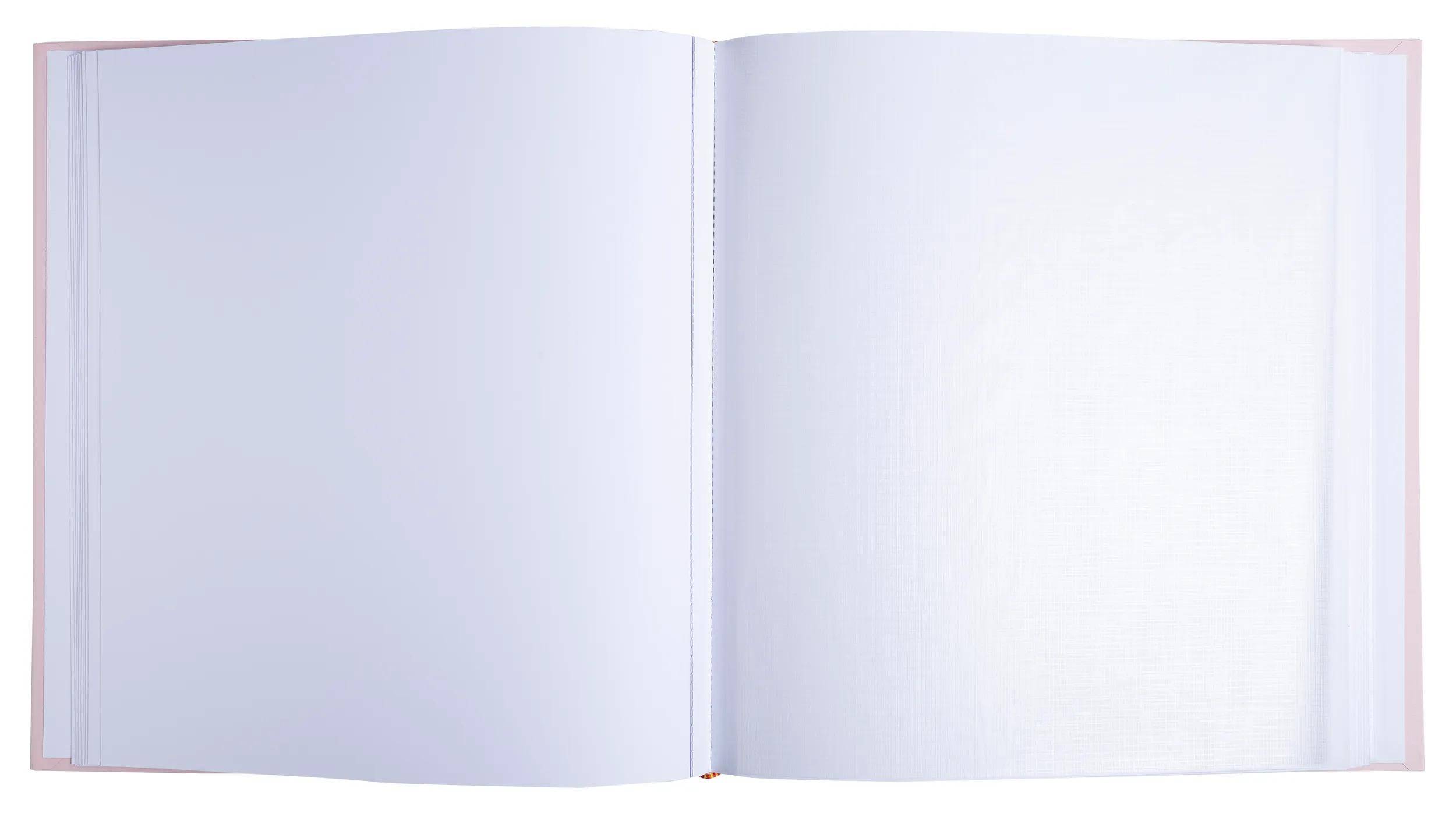 Exacompta Fotoalbum, 60 Seiten weiß, 29x32 cm, AutentiK - Bonbonrosa - 16364E