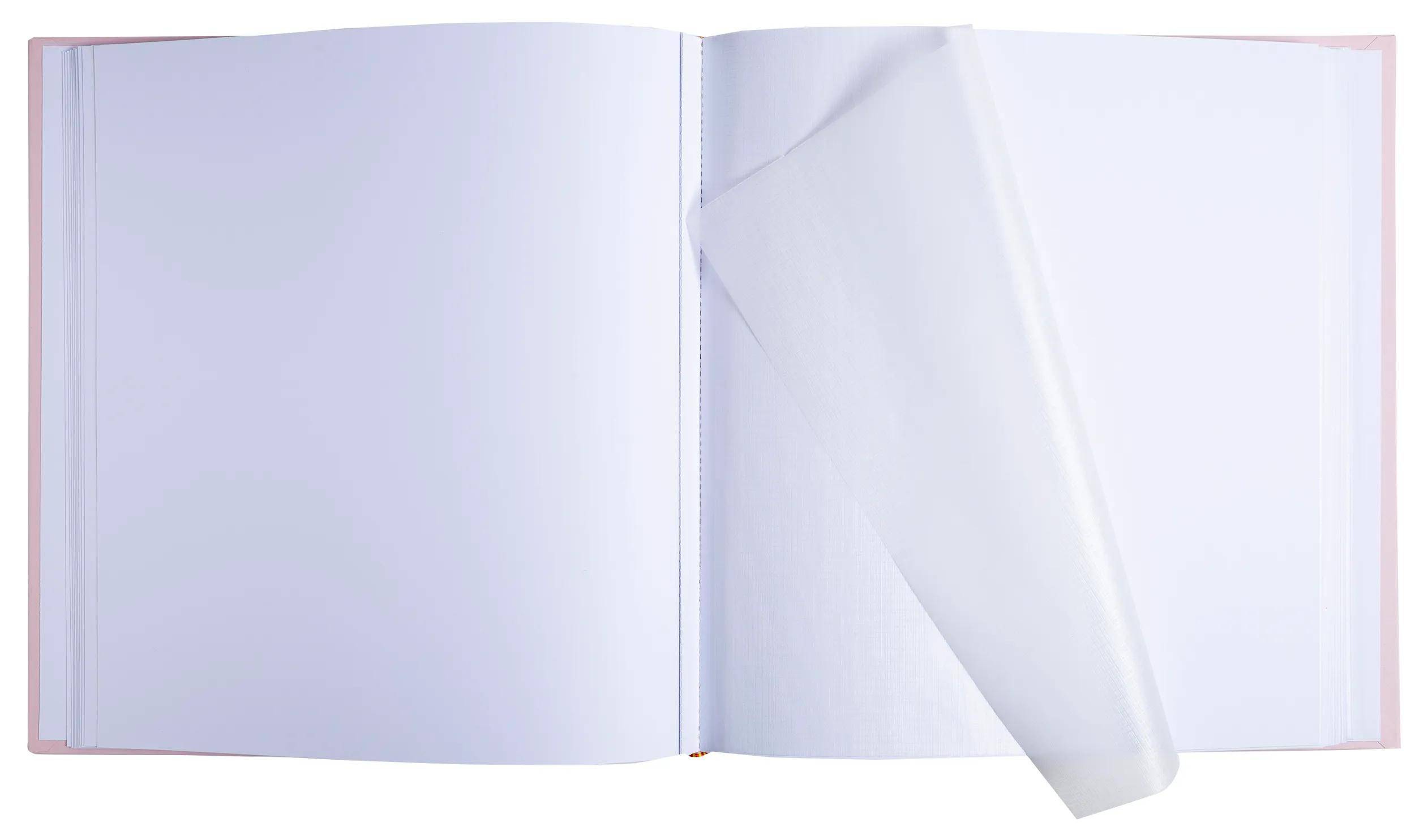 Exacompta Fotoalbum, 60 Seiten weiß, 29x32 cm, AutentiK - Bonbonrosa - 16364E
