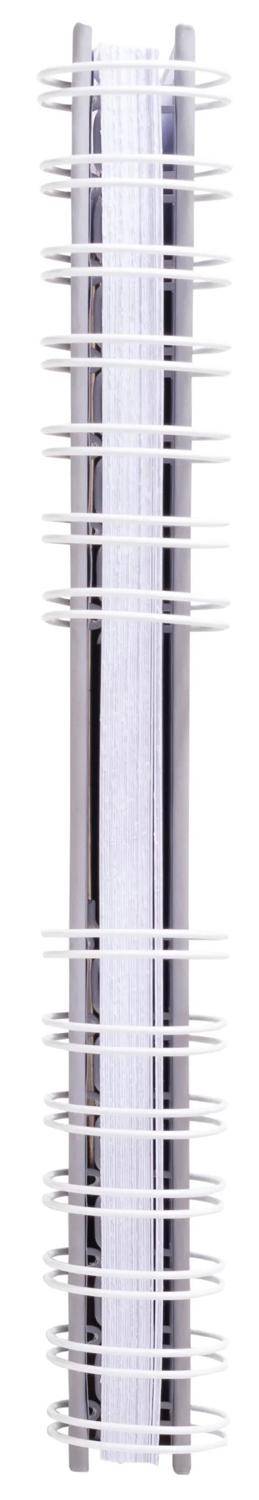 Exacompta Fotoalbum Spiralbindung 50S weiß 32x22 cm AutentiK - Blaugrau - 16065E