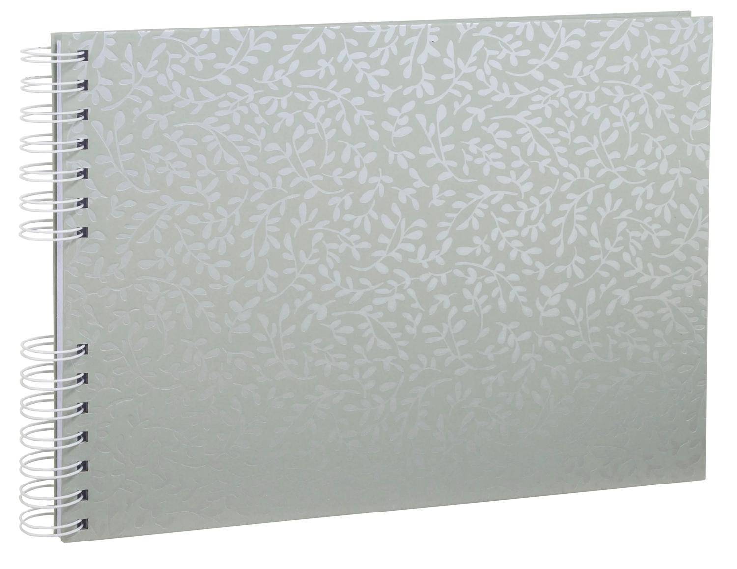 Exacompta Fotoalbum Spiralbindung 50S weiß 32x22 cm AutentiK Salbeigrün - 16063E