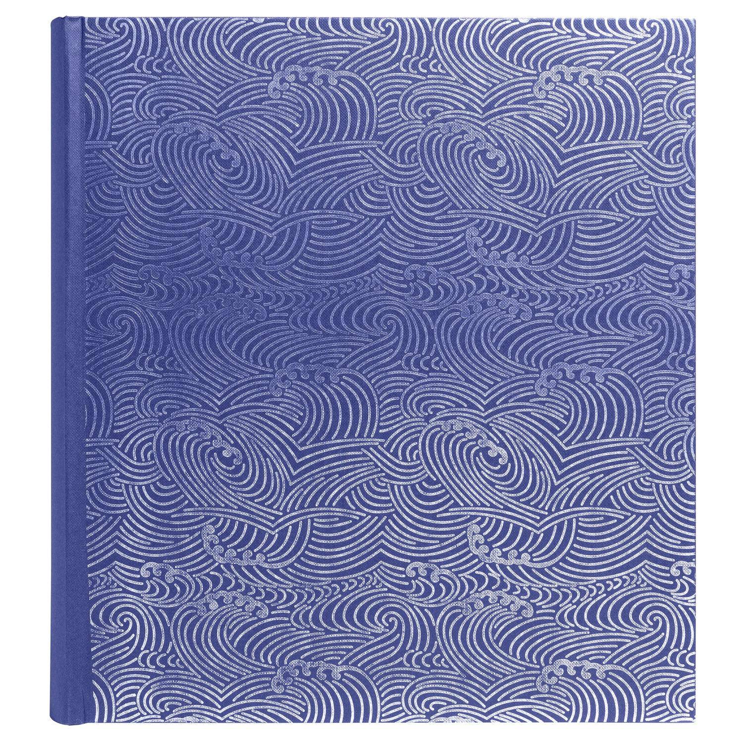 Exacompta Fotoalbum, 60 Seiten schwarz, 29x32 cm, Japan - Blau - 16302E