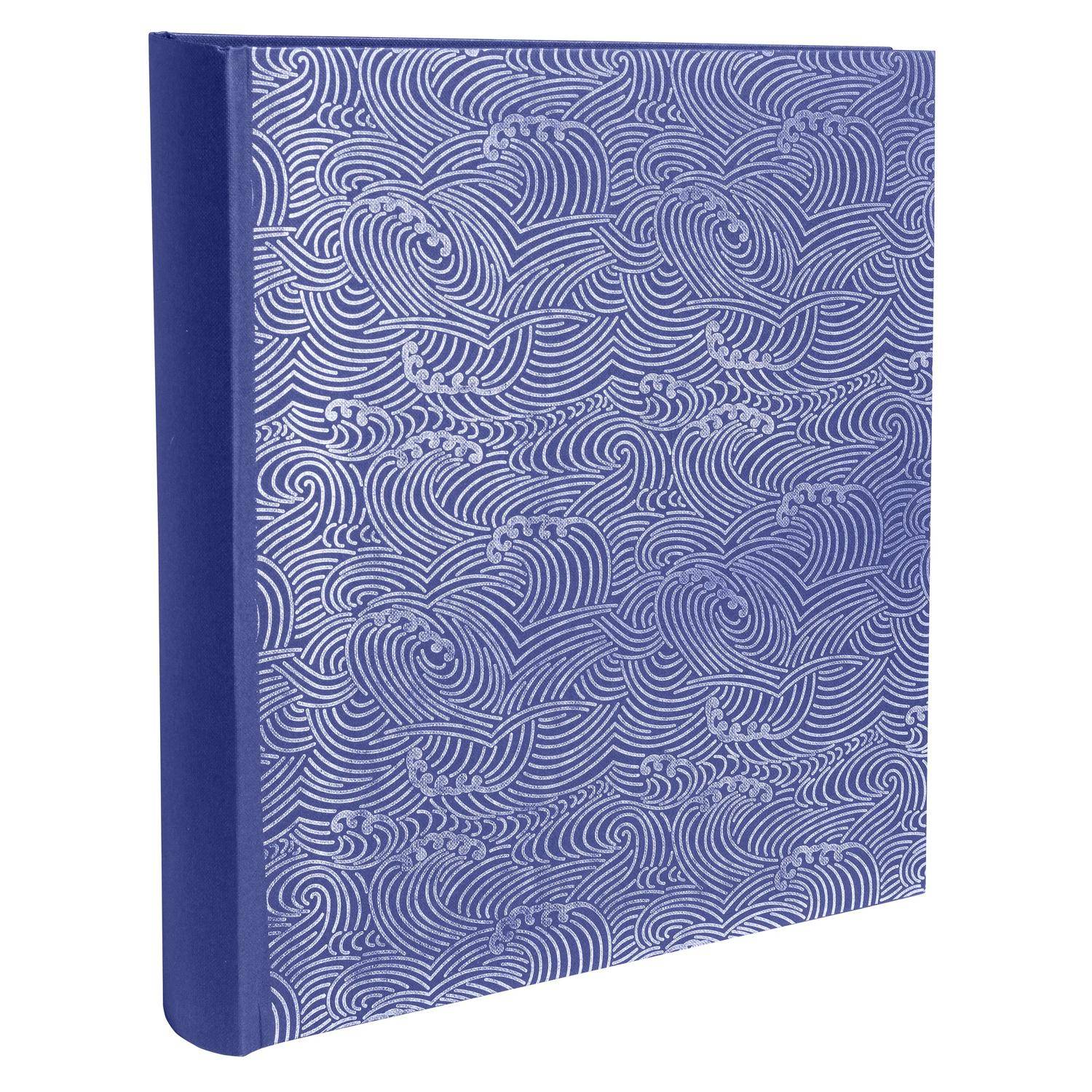 Exacompta Fotoalbum, 60 Seiten schwarz, 29x32 cm, Japan - Blau - 16302E