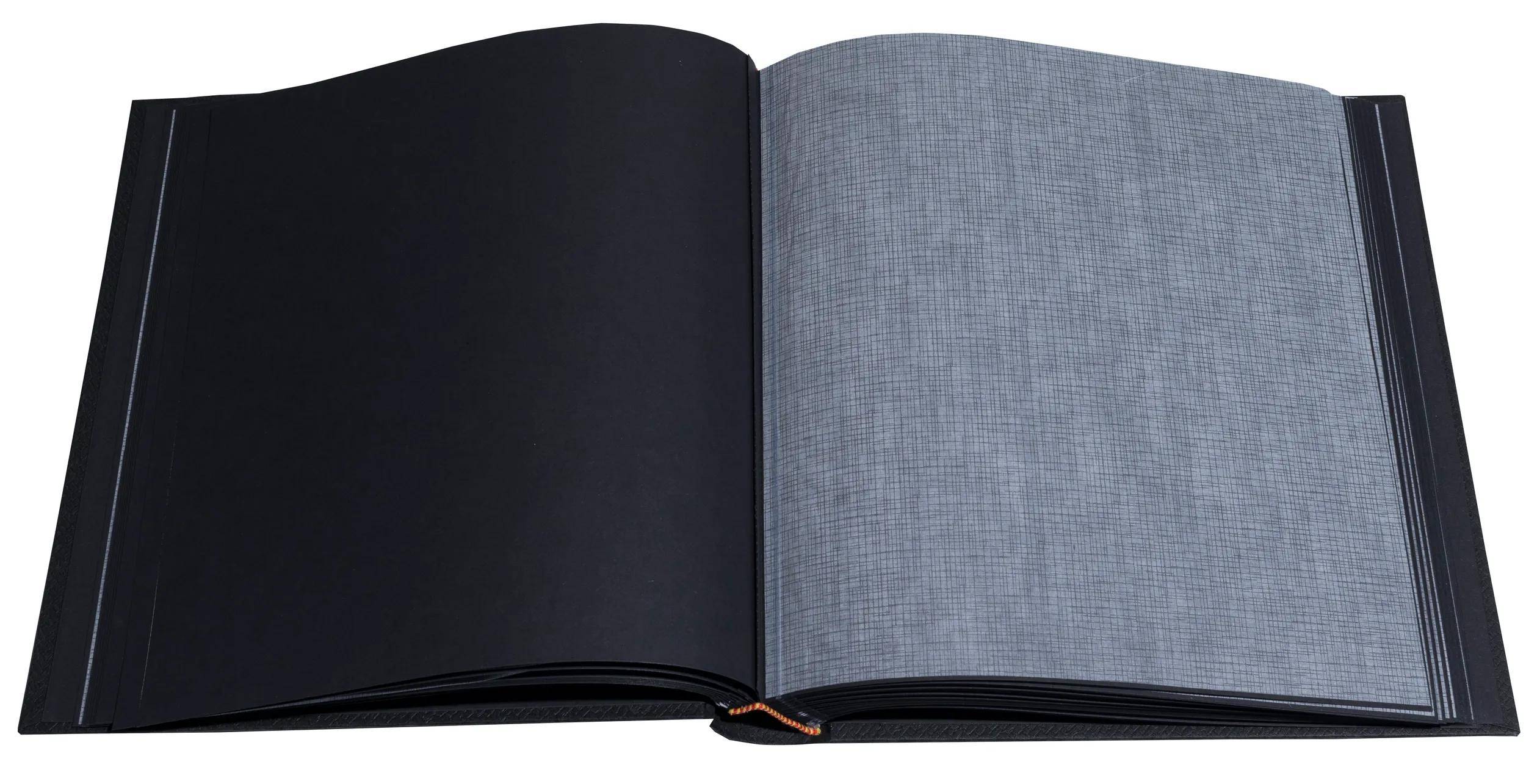 Exacompta Fotoalbum, 60 Seiten schwarz, 29x32 cm, OfficeByMe - Schwarz - 15601E