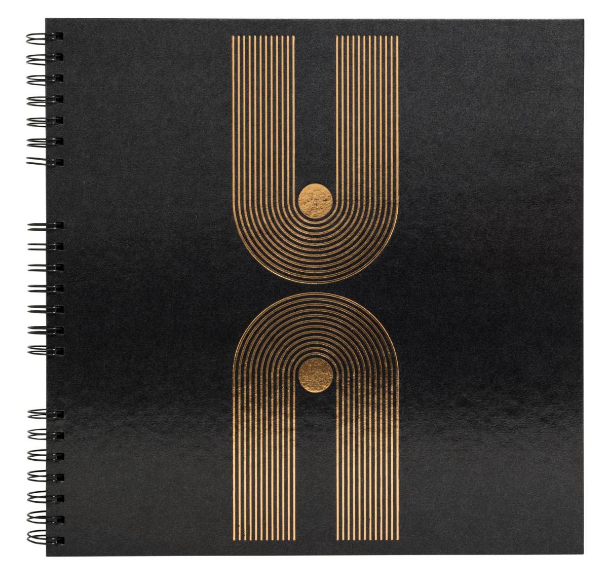 Exacompta Fotoalbum mit Spiralbindung 60S schwarz 32x32 cm - Schwarz - 16848E