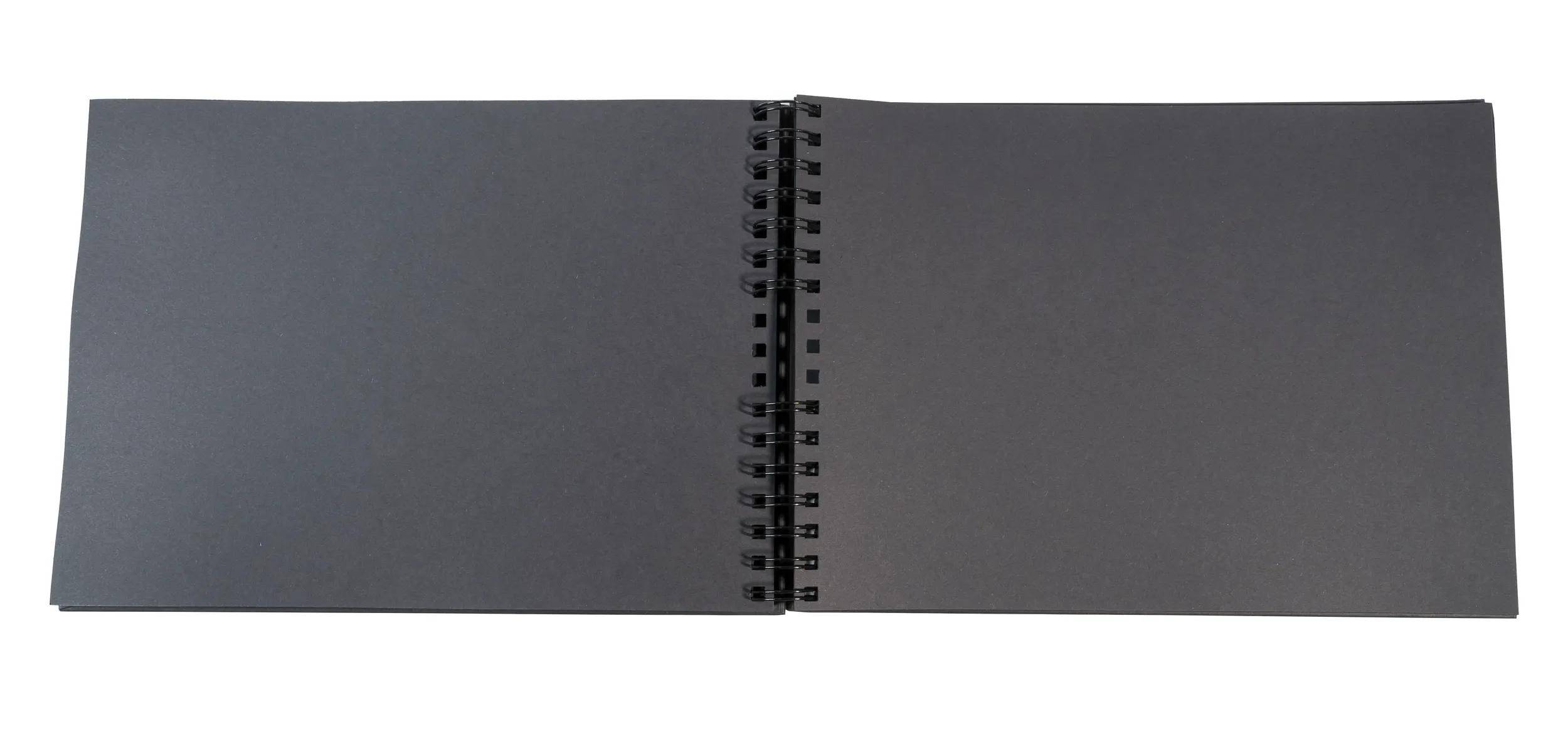 Exacompta Fotoalbum mit Spiralbindung 50S schwarz 32x22 cm - Schwarz - 16748E