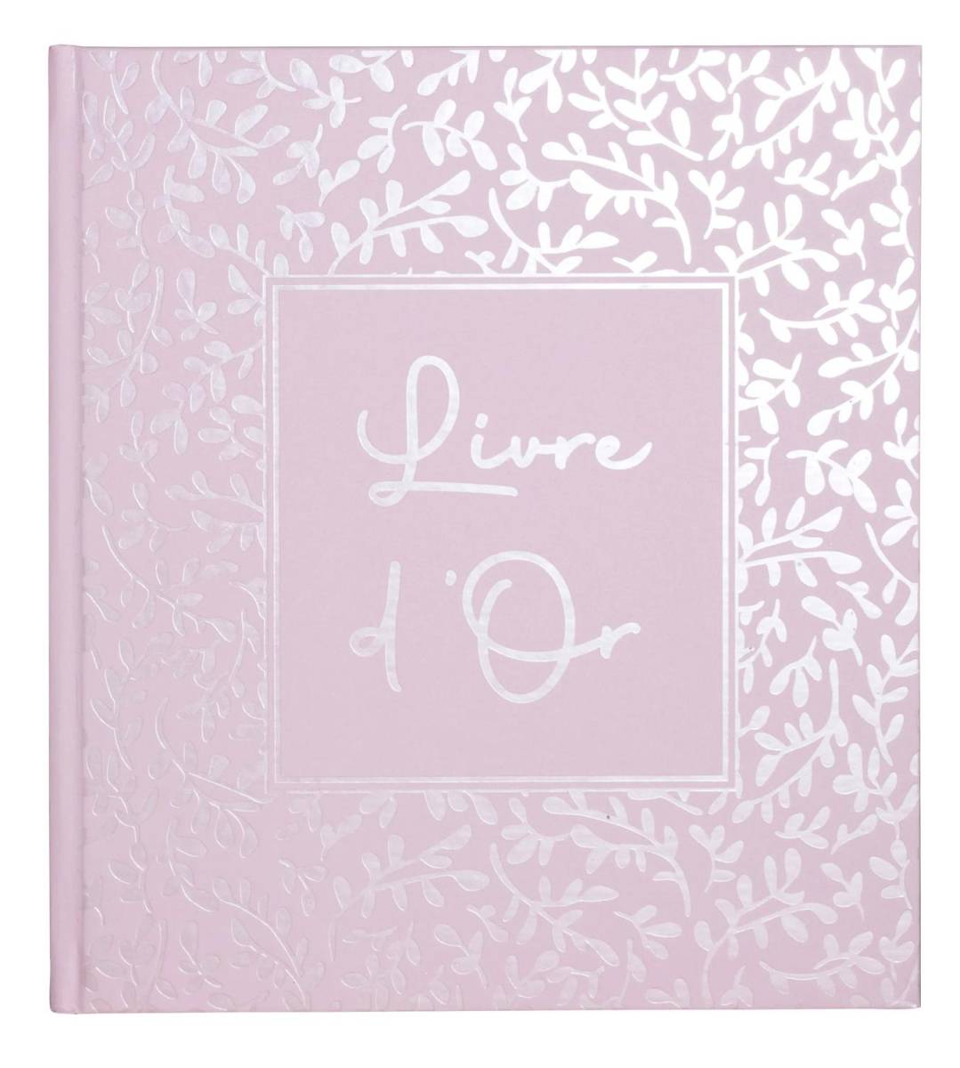 Exacompta Gästebuch 70 Bl blank Silberschnitt 21x19cm AutentiK Bonbonrosa 47364E