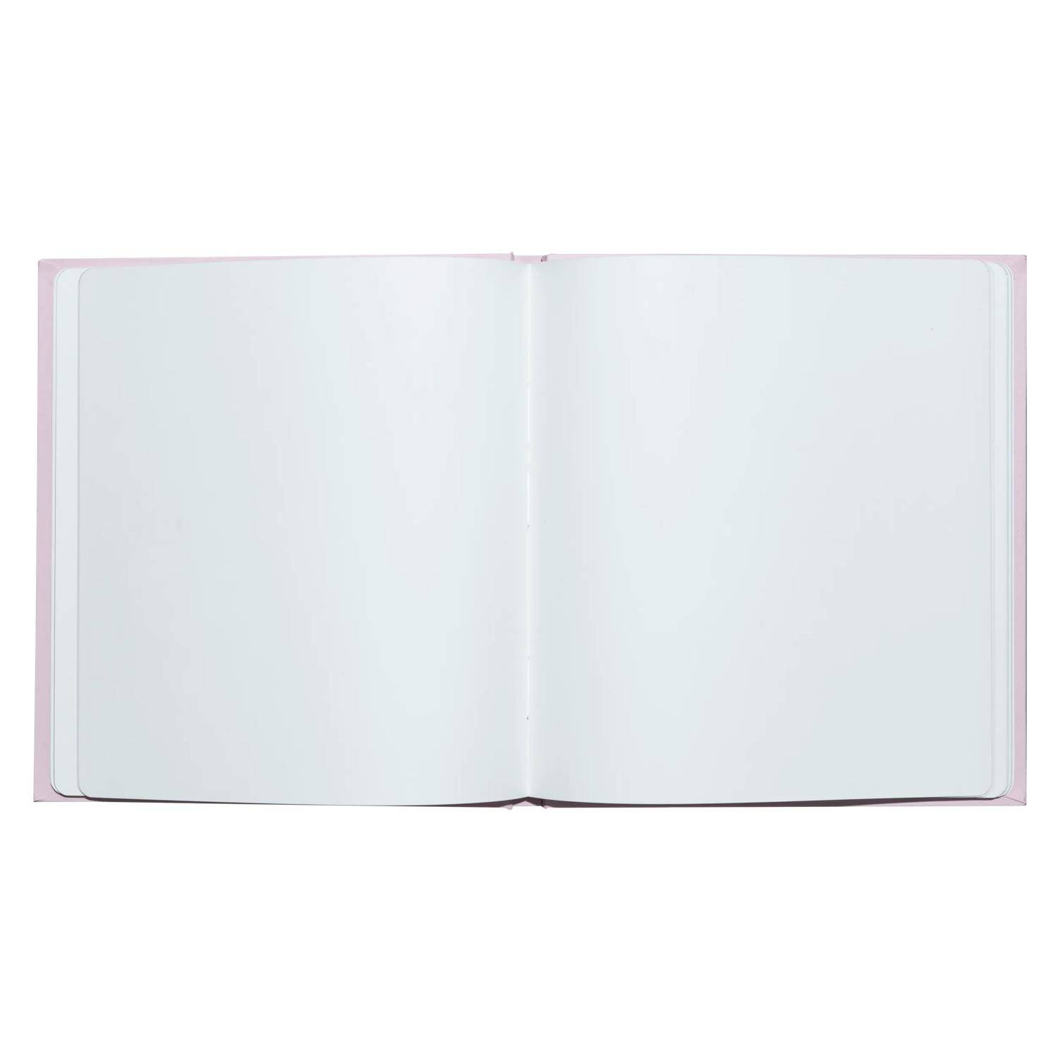 Exacompta Gästebuch 70 Bl blank Silberschnitt 21x19cm AutentiK Bonbonrosa 47364E