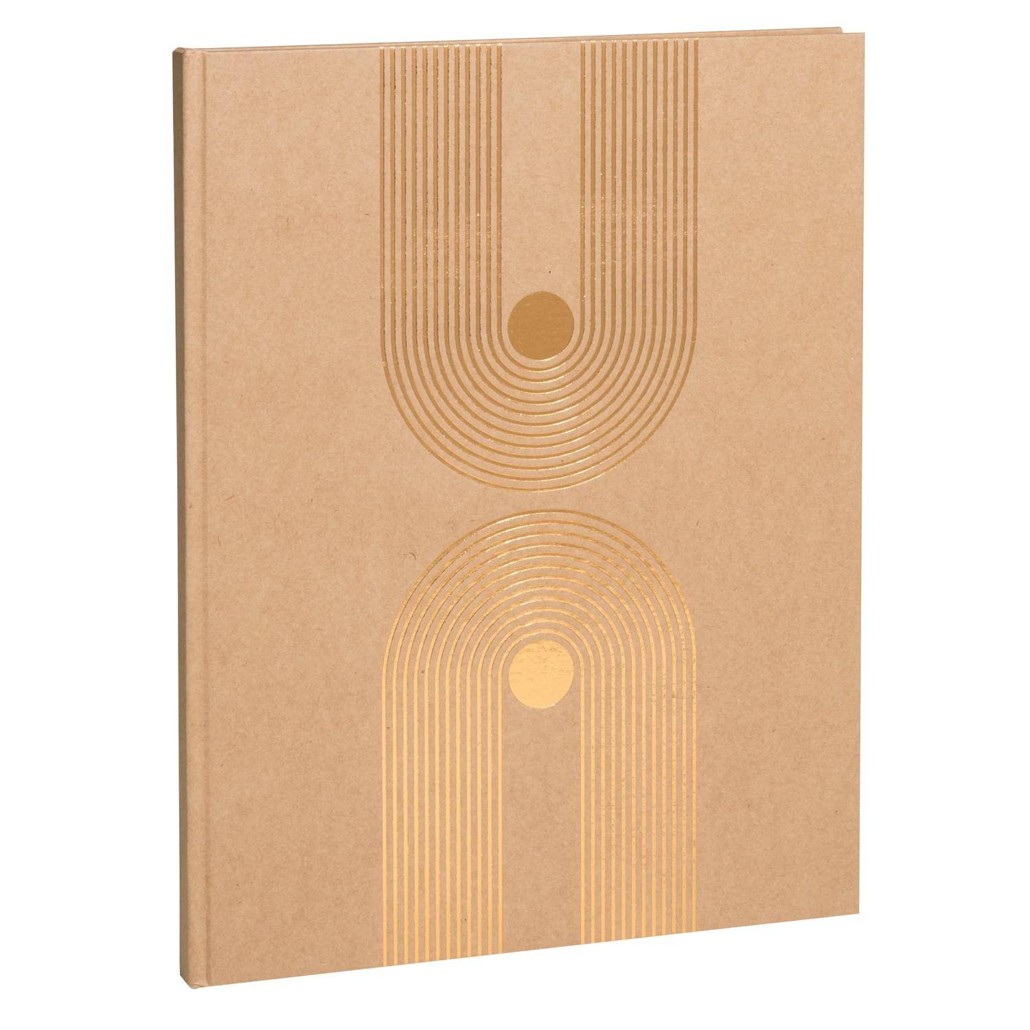 Exacompta Gästebuch 50 Bl blanko Goldschnitt 27x22 cm Graphik - Kraft - 47849E