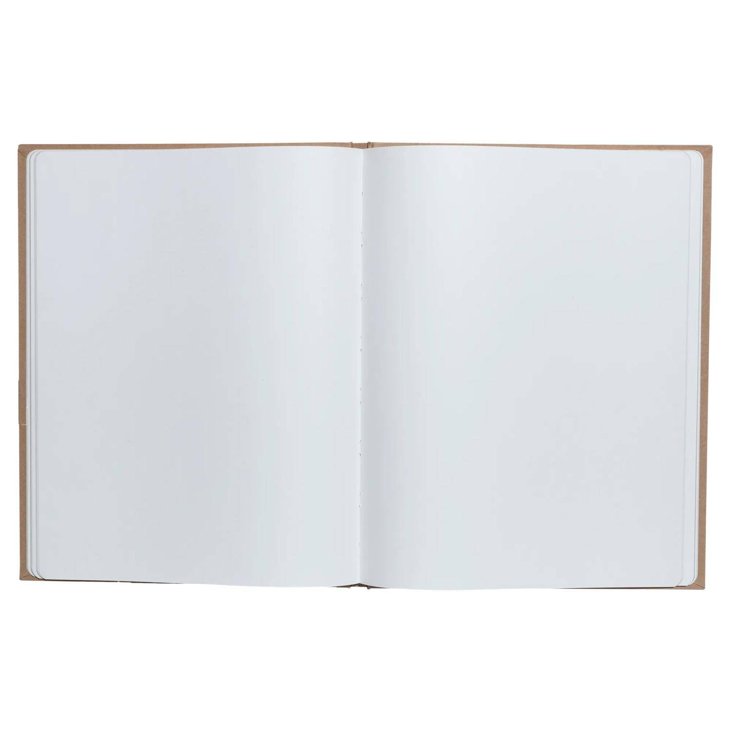 Exacompta Gästebuch 50 Bl blanko Goldschnitt 27x22 cm Graphik - Kraft - 47849E