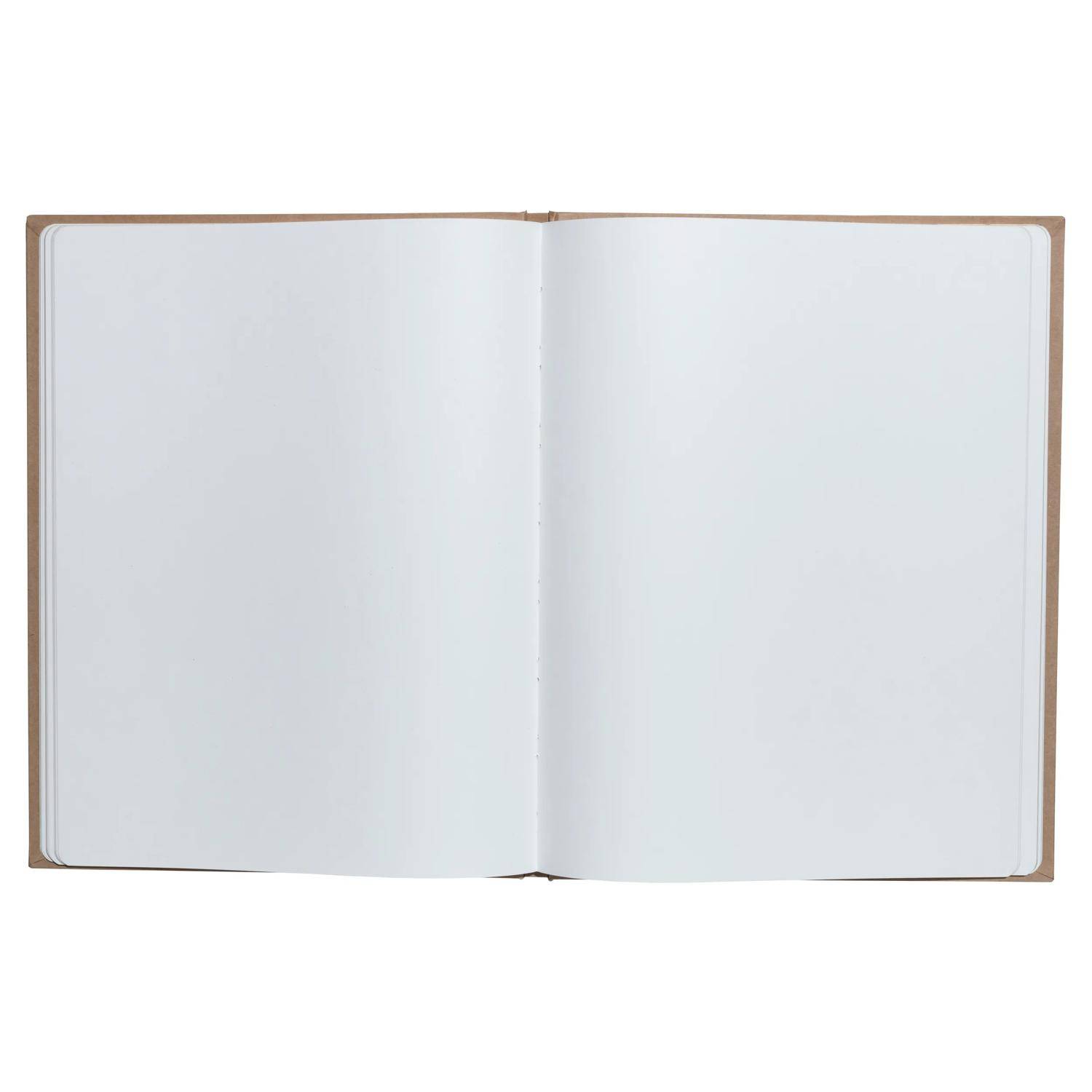 Exacompta Gästebuch 50 Bl blanko Goldschnitt 27x22 cm Graphik - Kraft - 47849E