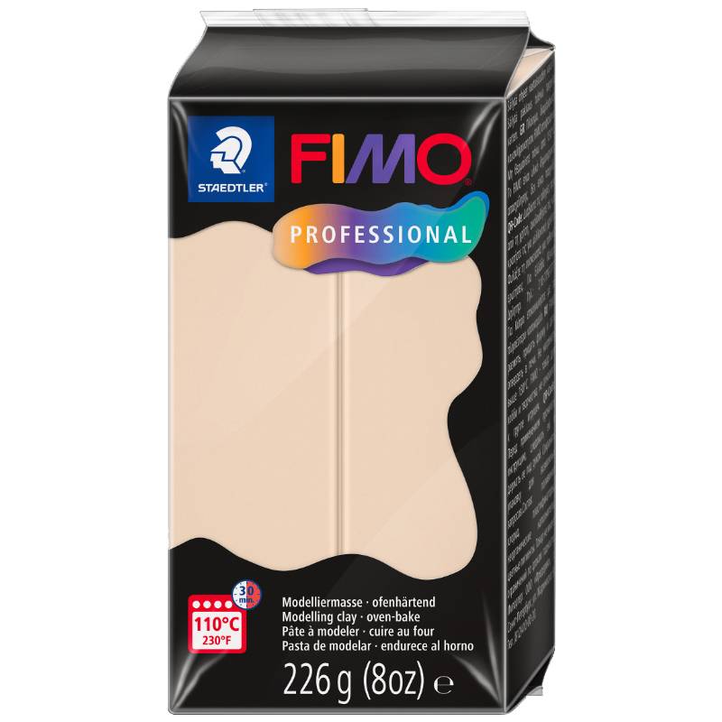 FIMO PROFESSIONAL Modelliermasse, ofenhärtend, 226 g, beige