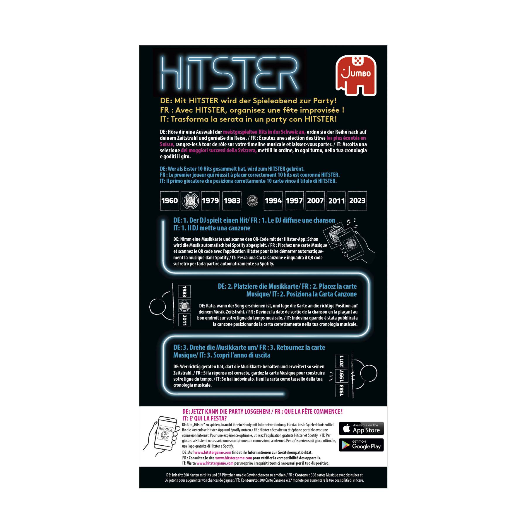 Hitster Switzerland, Partyspiel