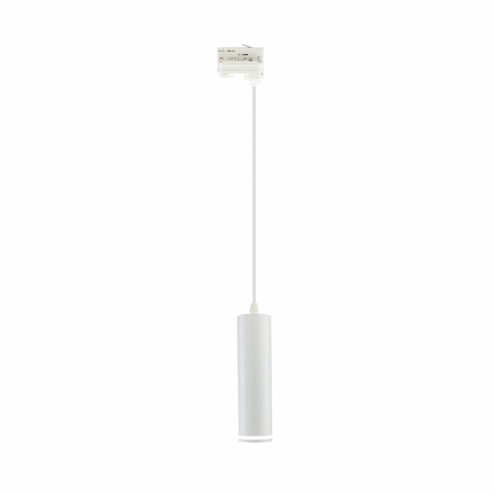 Spectrum LED 3-Phasen Stromschienenstrahler MADARA MINI RING GU10 Pendelleuchte kürzbar weiß IP20 max. 10W rund