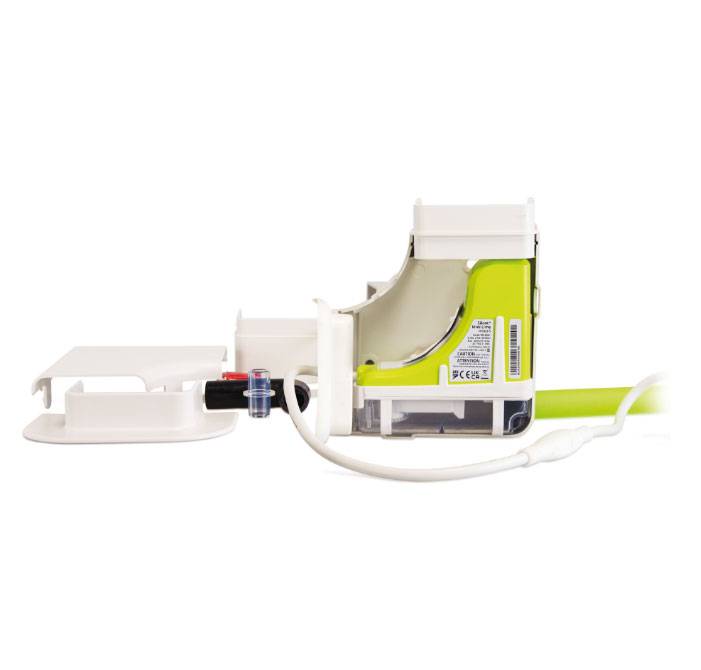 ASPEN Silent + Mini Lime Eckkanal- Kondensatpumpe für Wand- Klimageräte / 5. Generation | Typ:Slimline weiß