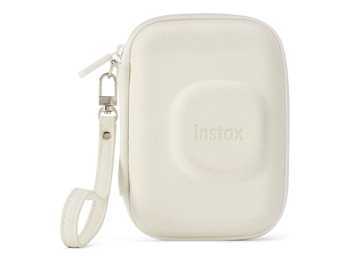 Fujifilm Instax - Tasche für SofortbildkameraWildleder - Misty White - für