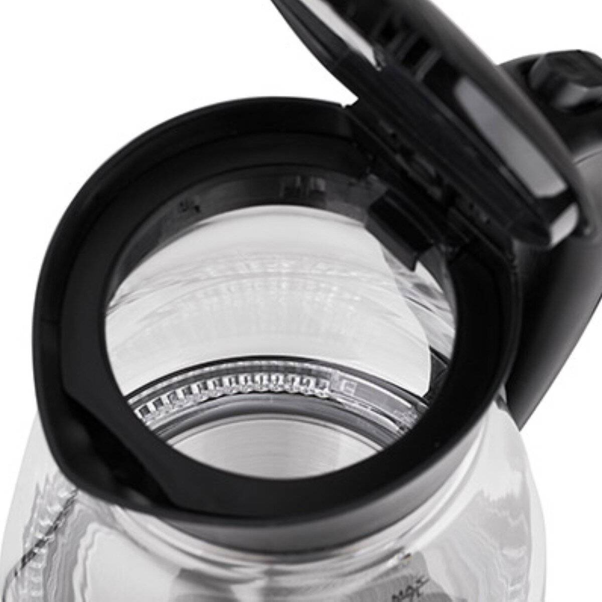 Adler AD 1274 B Wasserkocher 1,7?L - 2200?W, LED, 360°-Sockel, Schwarz