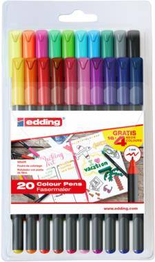 edding Fasermaler 1200 4-1200-20-S099 sort