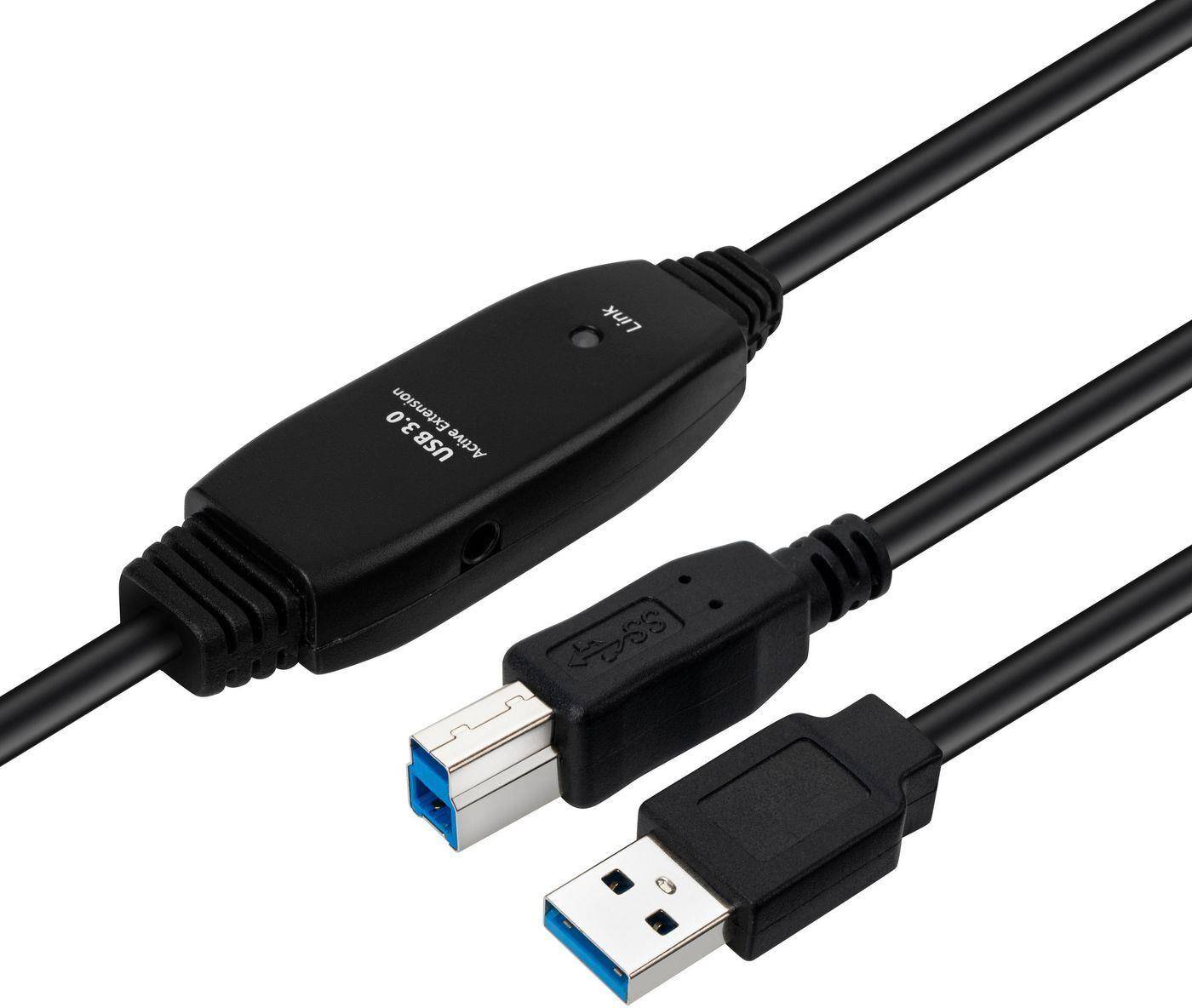 MicroConnect - USB-Kabel - USB Typ A (M) zu USB Type B (M)