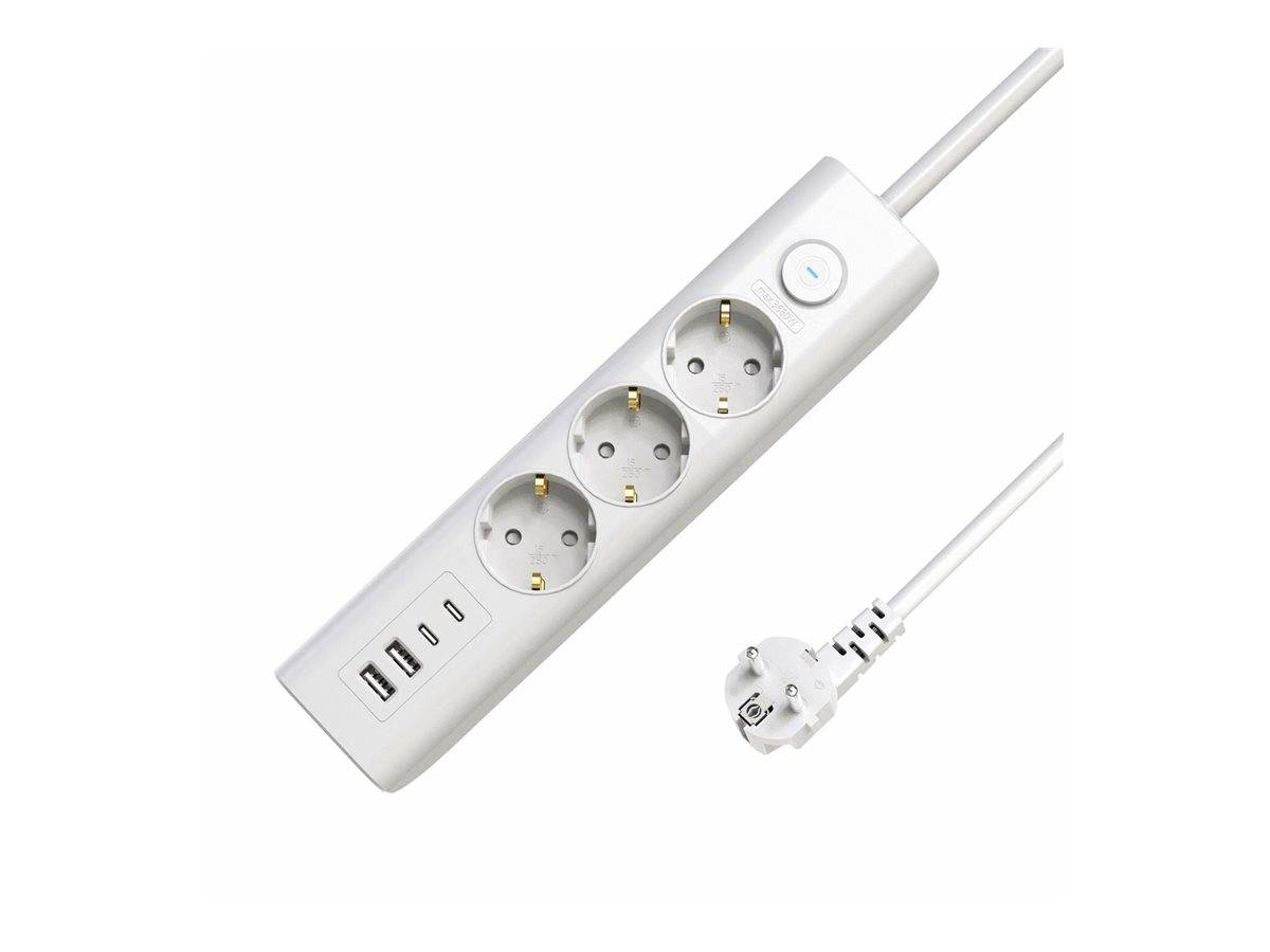 MicroConnect Steckdosenleiste - 3-Wege, Ein/Aus-Schalter - Wechselstrom 230 V -