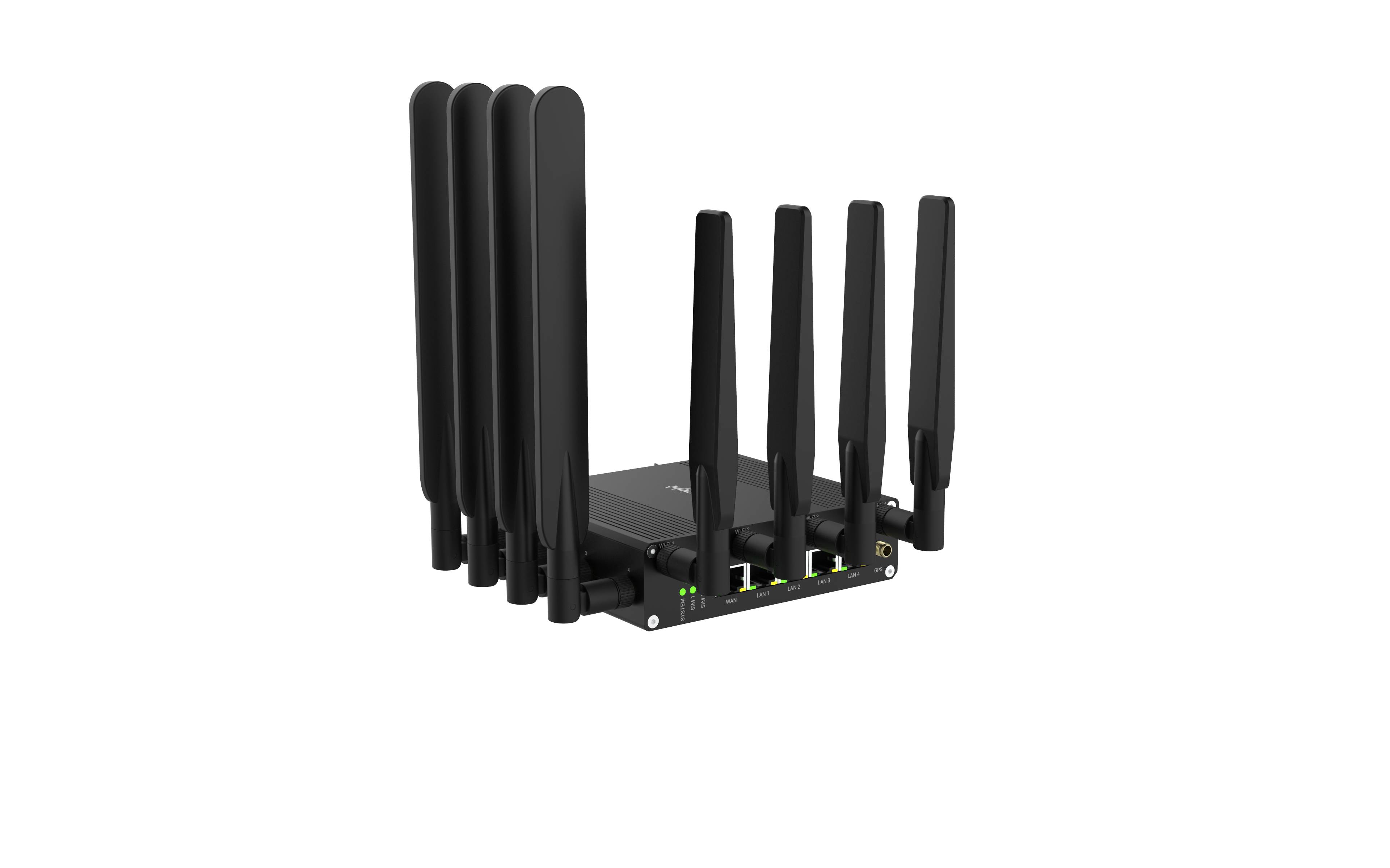 Milesight IoT Industrial Cellular Router, UR75-504AE-W2 5G / Wi-Fi / GPS Supported
