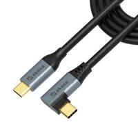 Akasa Right Angle USB type-C 100W PD Charging Cable - Kabel - Digital/Daten