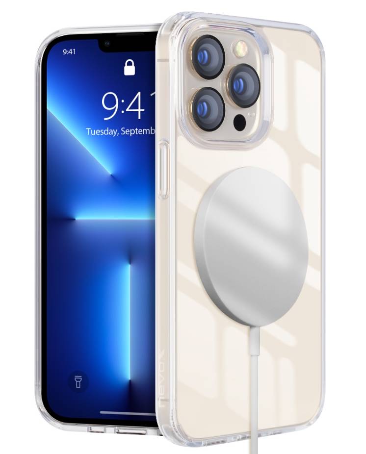 Nevox StyleShell SHOCKFlex - iPhone 16 Pro 6.3" MagSafe , transparent