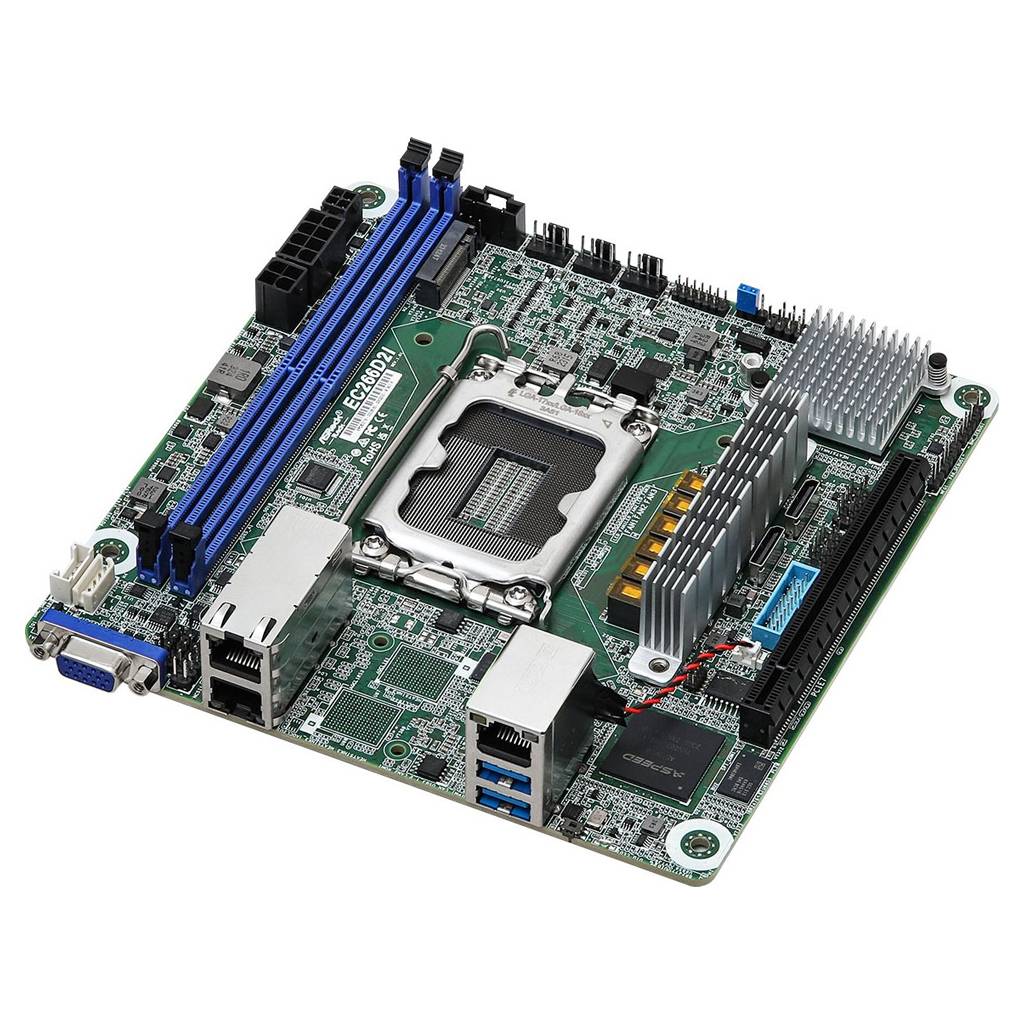 ASROCK - Mainboard EC266D2I mini-ITX Sockel 1700 DDR5-only Single - Mainboard - Intel Sockel 1700 (Core i)