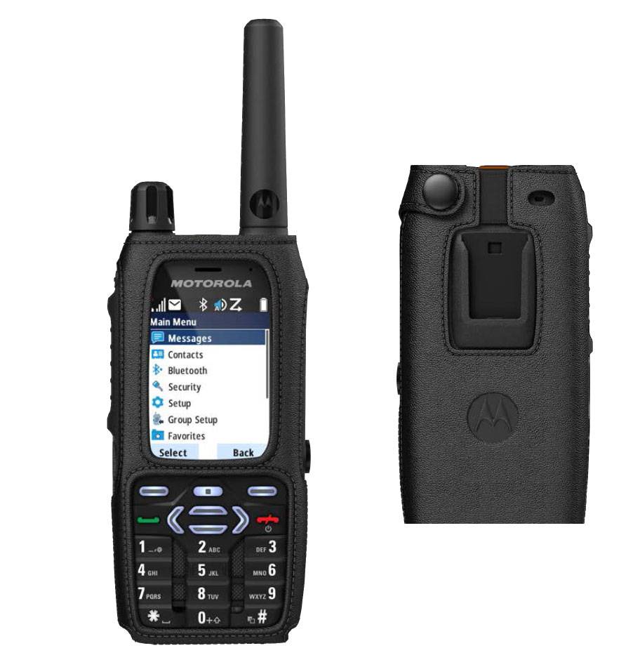 Motorola MXP600 Weichlederhülle für Peter Jones Klick-Fast-System PMLN8185A