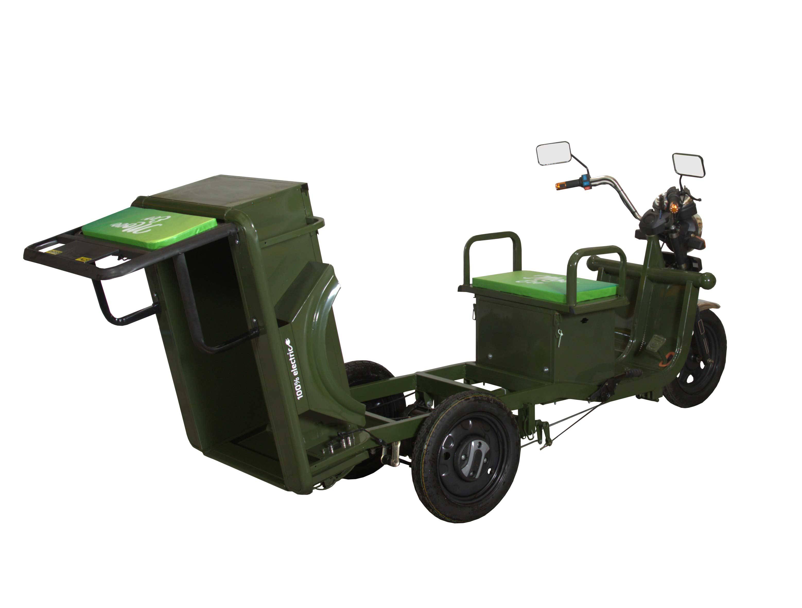 MoveEco Elektrisches Lastendreirad 250 Grau 45km/h OHNE Straßenzulassung