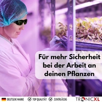 2 Stück Grow UV Schutzbrille LED Vollspektrum für Growbox Growroom Pflanzen Lampen Schutz Brille Gewächshäuser Hydroponik gegen IR & UV Beleuchtun 2 Stück Grow UV Schutzbrille LED Vollspektrum für Growbox Growroom Pflanzen Lampen Schutz Brille Gewächshäuser Hydroponik gegen IR & UV Beleuchtun