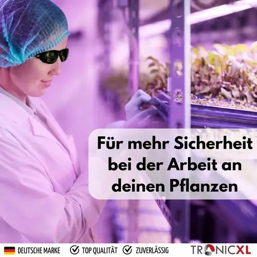 2 Stück Grow UV Schutzbrille LED Vollspektrum für Growbox Growroom Pflanzen Lampen Schutz Brille Gewächshäuser Hydroponik gegen IR & UV Beleuchtun 2 Stück Grow UV Schutzbrille LED Vollspektrum für Growbox Growroom Pflanzen Lampen Schutz Brille Gewächshäuser Hydroponik gegen IR & UV Beleuchtun