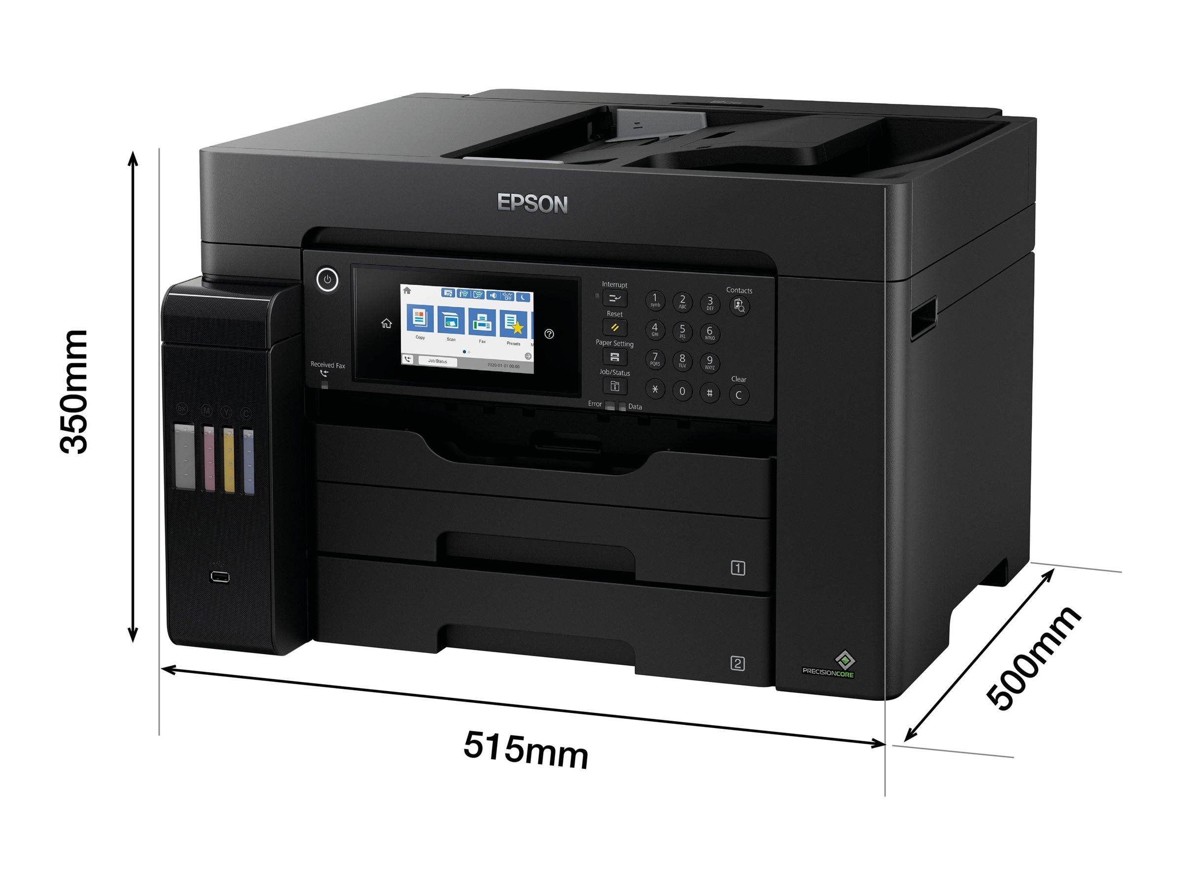 EPSON EcoTank ET-16655 4 in 1 Tintenstrahl-Multifunktionsdrucker schwarz