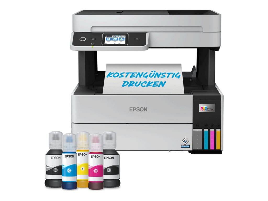 EPSON EcoTank ET-5185 4 in 1 Tintenstrahl-Multifunktionsdrucker grau