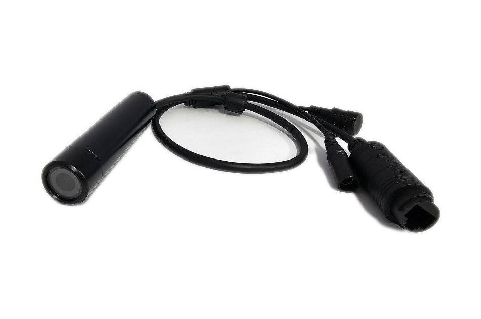 eneo ISM-42F0036MCB, 1/2,8" Mini Netzwerk Zylinderkamera, 1920x1080, Tag/Nacht, 3DNR, 3,6mm, 12VDC, PoE, IP67