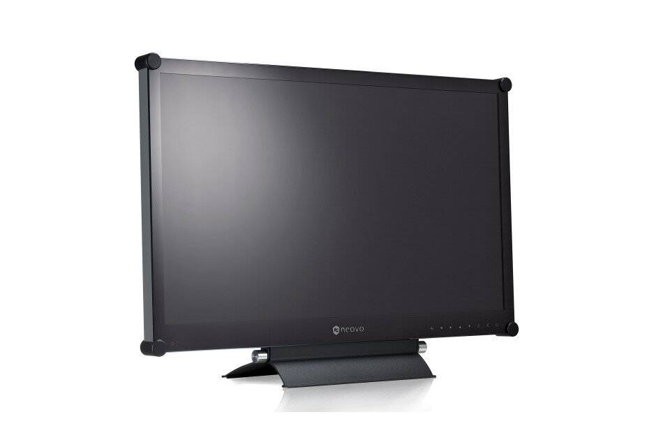 AG Neovo RX-2402, 24" (61cm) LCD Monitor, 24/7, 1920x1080, HDMI, DVI-D, VGA, DisplayPort, FBAS, schwarz