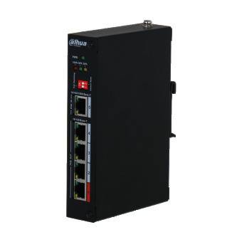 Dahua - PFT1500 - PoE Extender, - 5x Port Extender / Passiver PoE und Daten Verteiler - bis zu 4 IP Kameras über eine Z