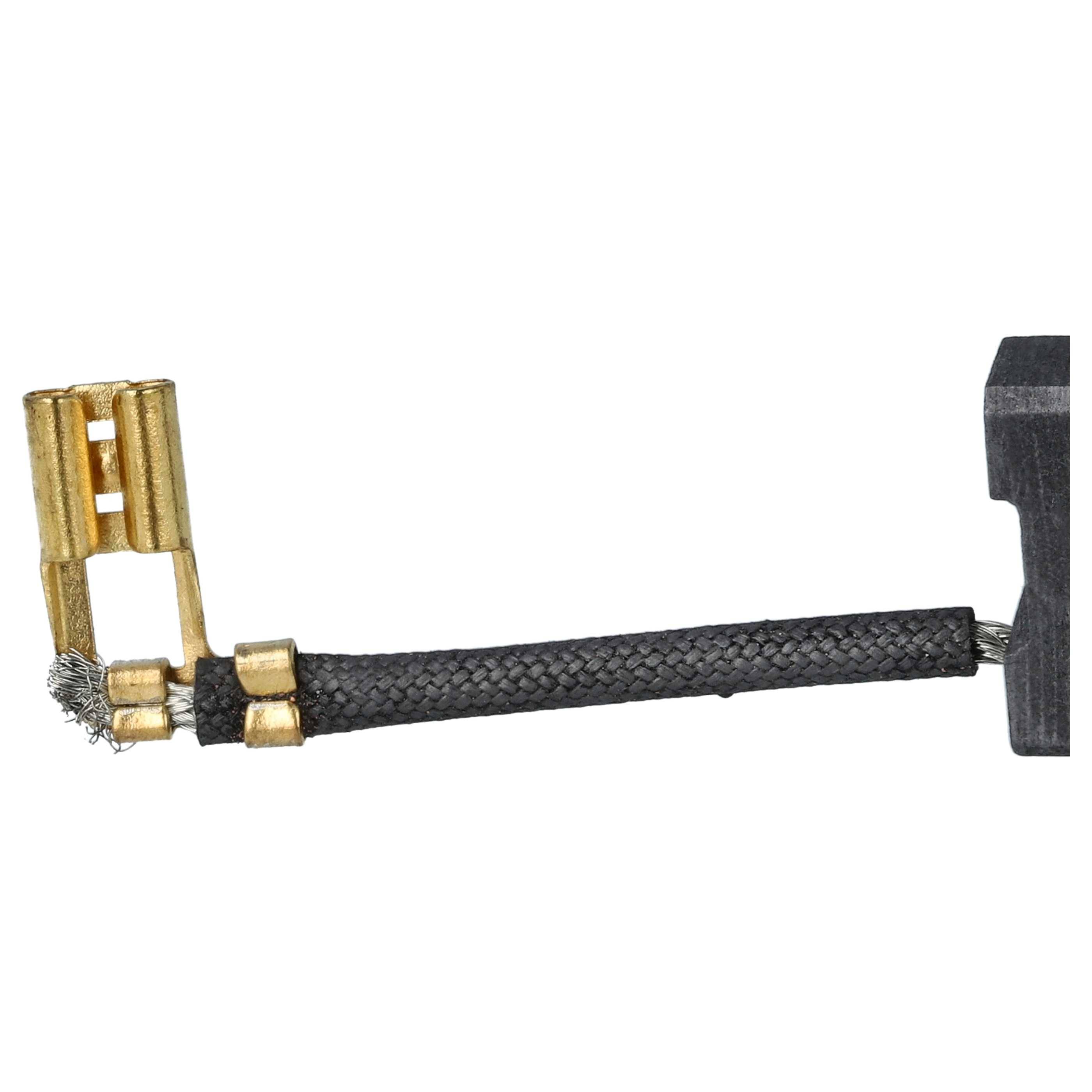 vhbw 2x Kohlebürste 22,1 x 16 x 6,1 mm kompatibel mit Protool Festool EBU 23-E2, 18-E2 Winkelschleifer