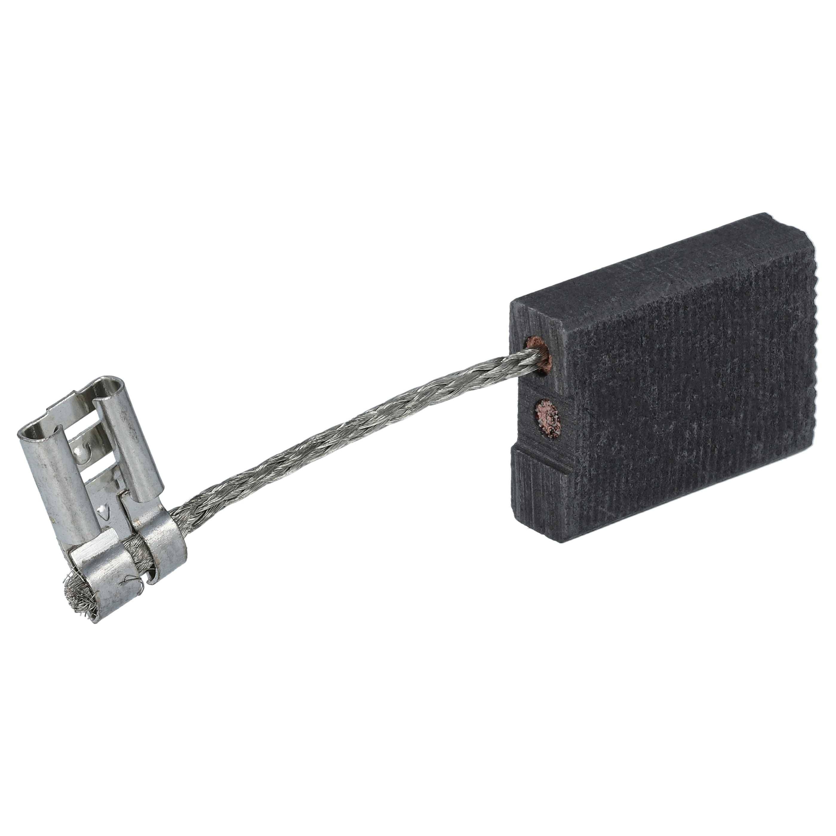 vhbw 2x Kohlebürste 6,3 x 17 x 23 mm kompatibel mit Flex 531.045, 494.674, L 26-6 230, DCG L 26-6 230 G-Set Trennschleifer + Feder