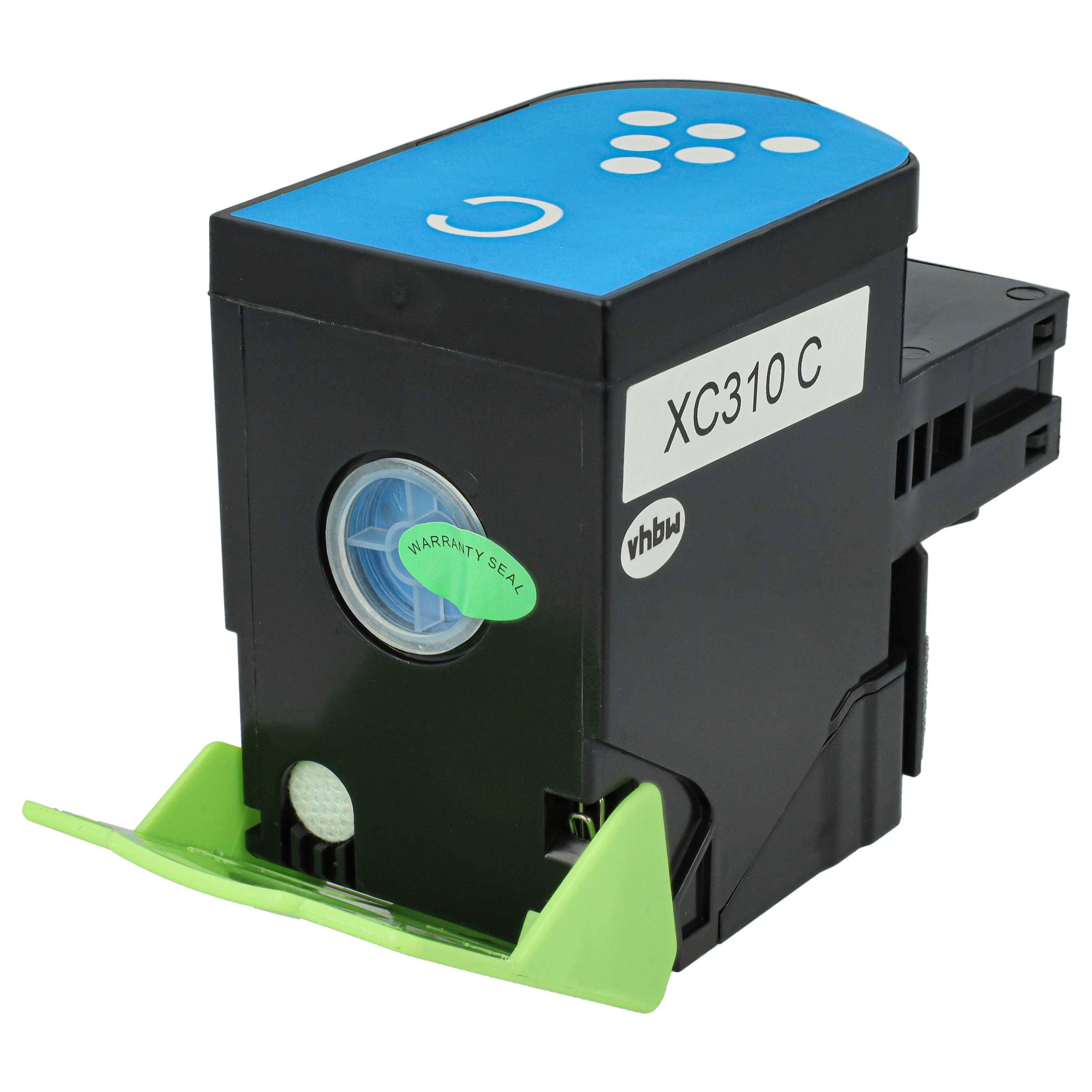 vhbw Toner Ersatz für Xerox 006R04357 für Drucker Cyan| Kompatible Tonerkartusche