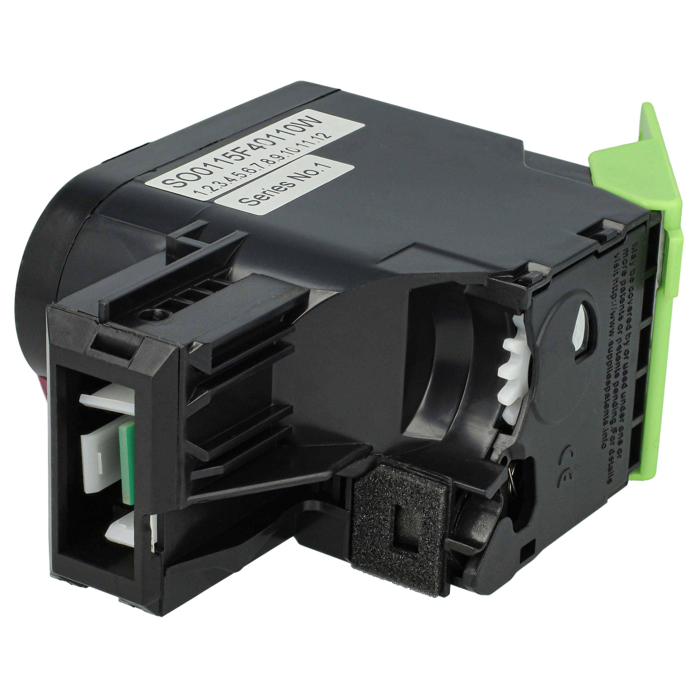 vhbw Toner kompatibel mit Xerox C315d* | C315, C315v*, C310, C310v*, C310d* Drucker - Kompatible Tonerkartusche, Magenta