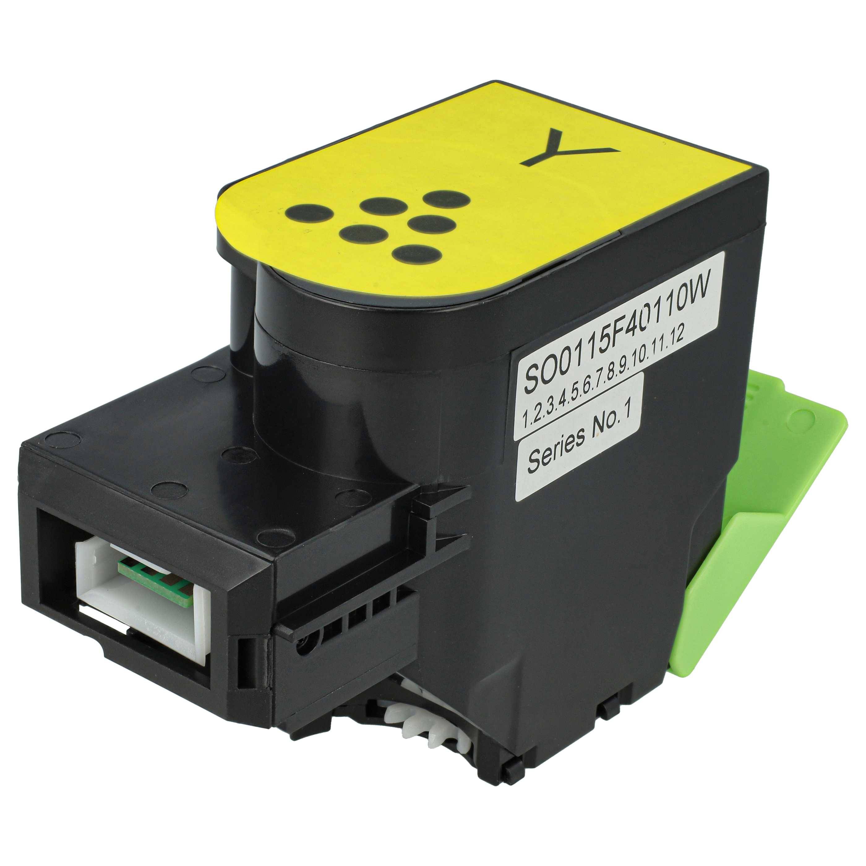 vhbw Toner kompatibel mit Xerox C315d* | C315, C315v*, C310, C310v*, C310d* Drucker - Kompatible Tonerkartusche, Gelb