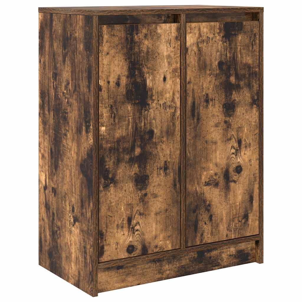vidaXL Sideboard Räuchereiche 57x34x76 cm Holzwerkstoff