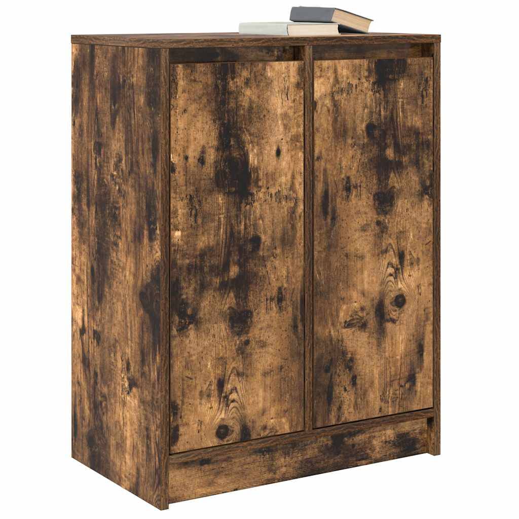 vidaXL Sideboard Räuchereiche 57x34x76 cm Holzwerkstoff