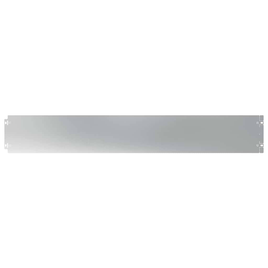 vidaXL Rasenkanten 50 Stk. 15x103 cm Verzinkter Stahl